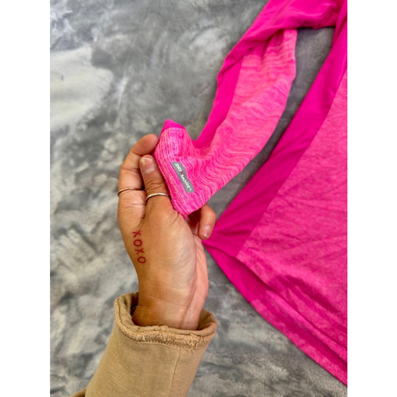 Danskin Dri More Semi Fitted XS Polyester Shades of Pink QuarterZip - Picture 5 of 8
